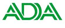 ADA logo showcasing trusted dental care standards at our Redlands clinic.
